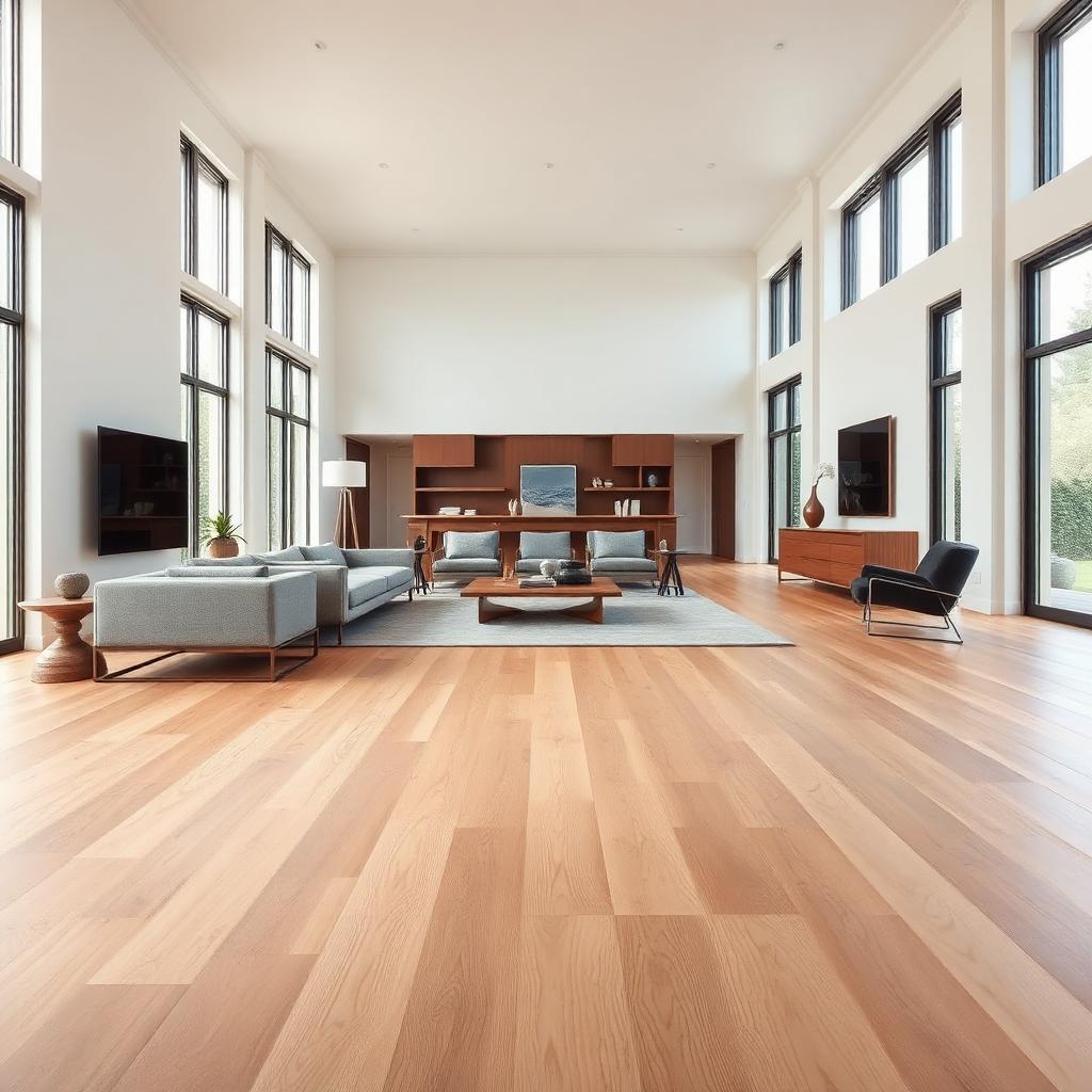 Wide-Plank Hardwood Flooring